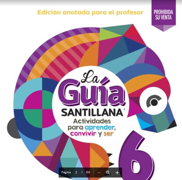 GuÃ­a Santillana 6 Grado PDF Completa para el Maestro