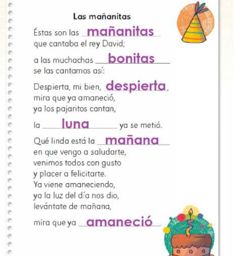 Lengua Materna Español de Primer Grado Primaria Bloque 22